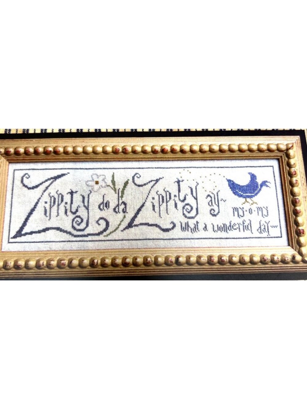 Zippity Do Da Cross-Stitch Pattern By La-D-Da - 35 Count Linen Design